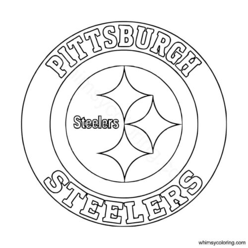 Free printable Pittsburgh Steelers coloring pages