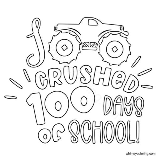 I crushed 100 days of school
