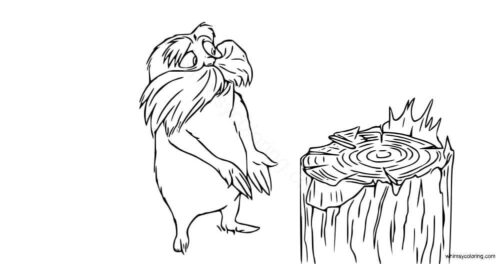 Lorax colouring pages