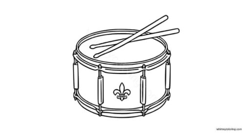 Mardi Gras drum coloring page Mardi Gras drum coloring page