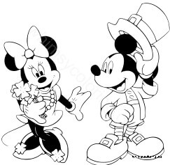 Disney St Paddys Day coloring pages