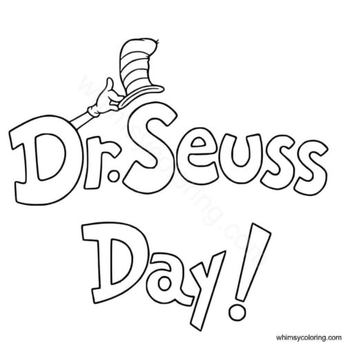 Dr. Seuss Day coloring pages Dr. Seuss Day coloring pages