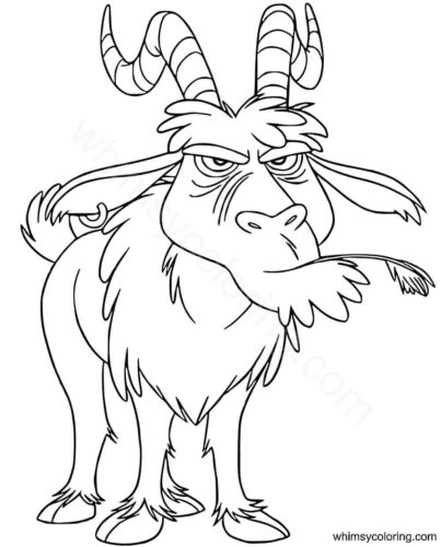 Goat from Dr Seuss Green Eggs and Ham Netflix series