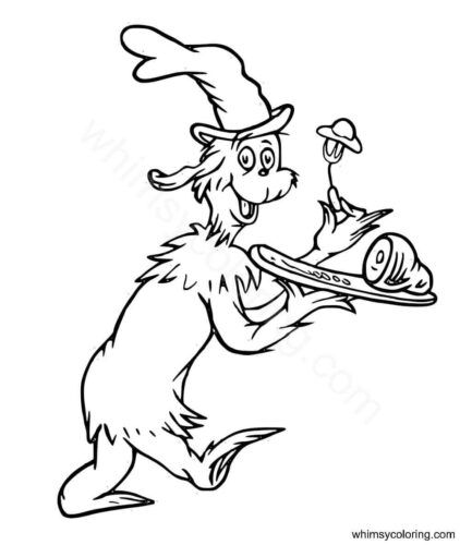 Guy Am I from Green Eggs and Ham coloring page