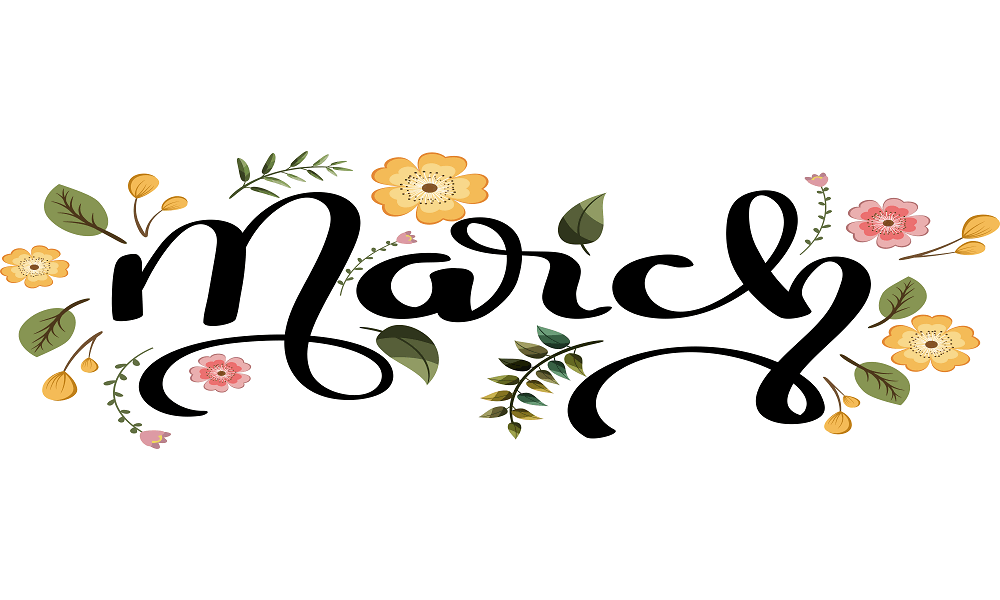 March coloring pages for kids