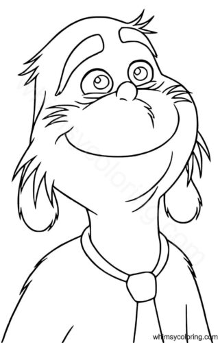 Mr Am I from Green Eggs and Ham coloring picture