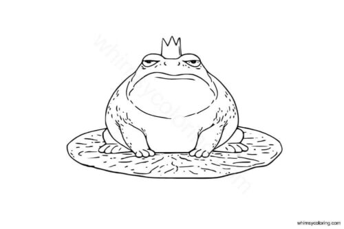 Amphibian King from Hoppers coloring page