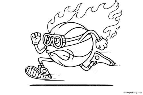 Blazing basketball Blazing basketball
