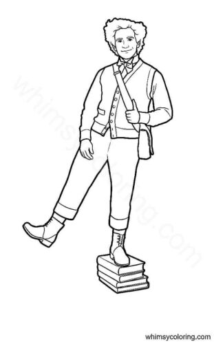 Boq from Wicked movie coloring page