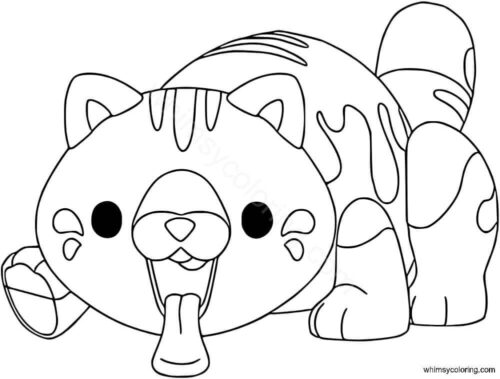 Candy Cat coloring page Candy Cat coloring page