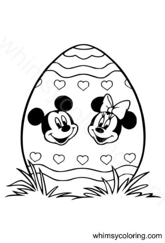 Disney Easter coloring pages