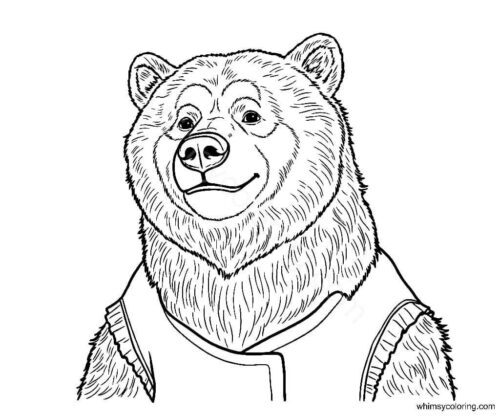Dulcibear from the Wicked coloring pages cute