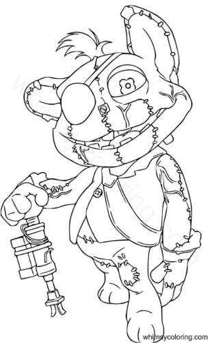 Giblet from Poppy Playtime Chapter 5 coloring sheet Giblet from Poppy Playtime Chapter 5 coloring sheet