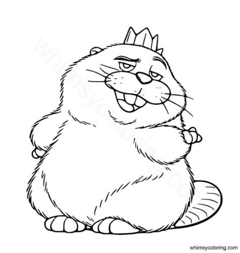 Hoppers coloring pages King George