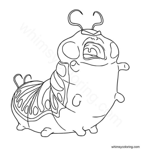 Insect Prince from Pixar Hoppers coloring page printable