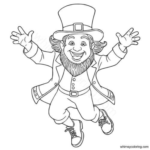 Leprechaun coloring pages