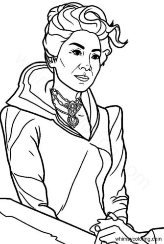 Madame Morrible Wicked coloring pages printable