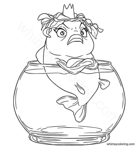 Queen Fish from Disney Hoppers movie