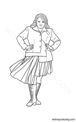 Shenshen from the Wicked coloring page PDF