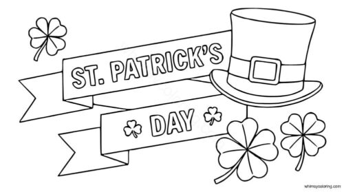 St Patrick's Day coloring pages