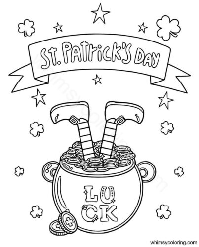 St Patrick's Day coloring sheets