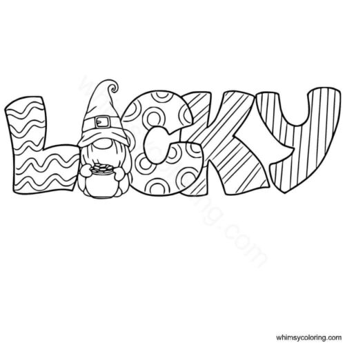 St Patty's Day coloring pictures to print
