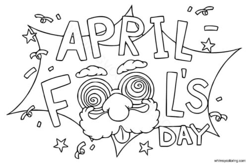 April Fool's Day coloring page April Fool's Day coloring page