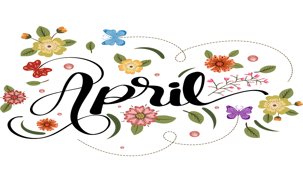 April coloring pages for kids