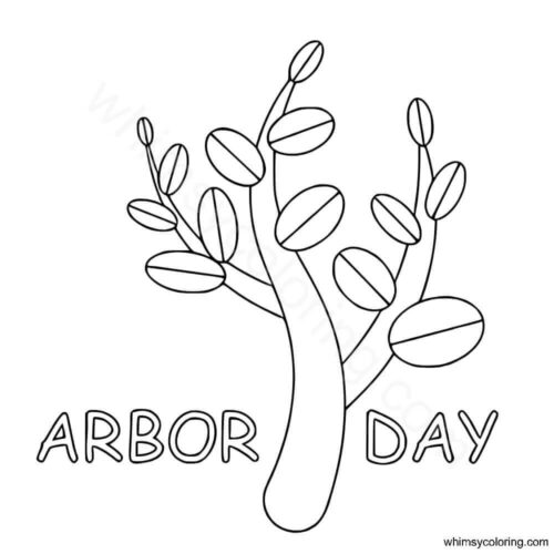 Arbor Day coloring page Arbor Day coloring page