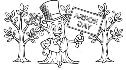 Arbor Day coloring pages PDF Arbor Day coloring pages PDF