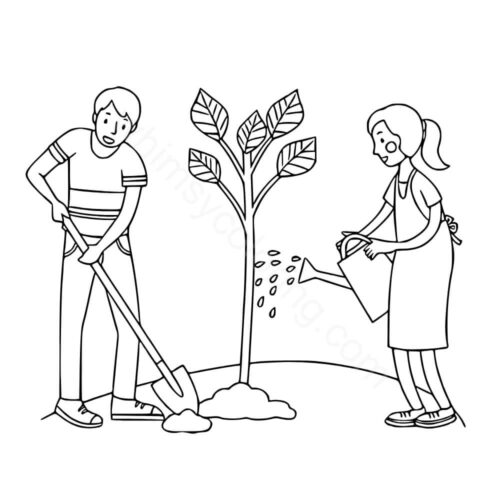 Arbor Day coloring pages to print Arbor Day coloring pages to print
