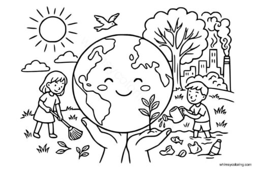 Clean earth is happy earth Clean earth is happy earth