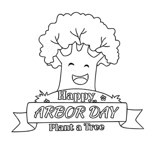 Coloring pages of Arbor Day Coloring pages of Arbor Day