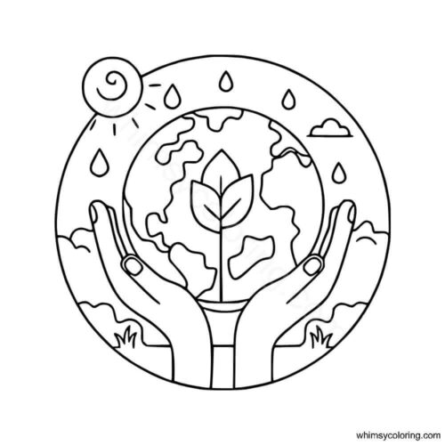 Earth Day coloring pages for toddlers Earth Day coloring pages for toddlers