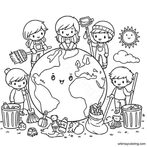 Earth colouring pages printable Earth colouring pages printable