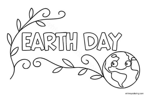 Easy Earth Day coloring pages Easy Earth Day coloring pages