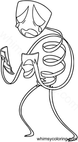 Gangle from The Amazing Digital Circus coloring pages free download Gangle from The Amazing Digital Circus coloring pages free download