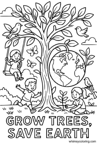Grow trees and save Earth Grow trees and save Earth