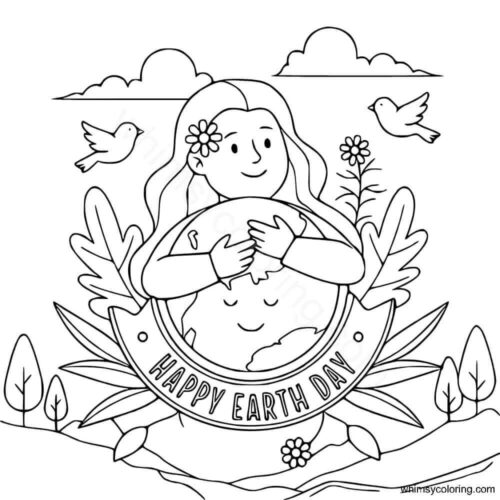 Happy Earth Day coloring pages Happy Earth Day coloring pages