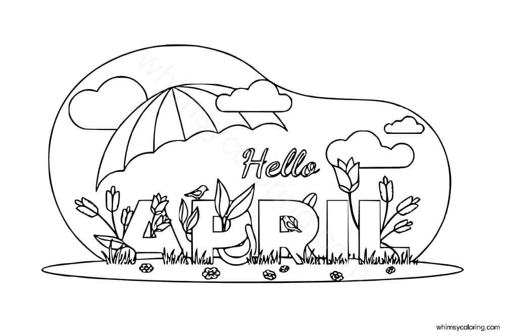21 April Coloring Pages Printable - Whimsy Coloring