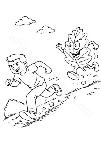 Leaf and boy racing Leaf and boy racing