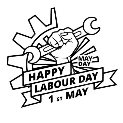 May Day coloring page May Day coloring page