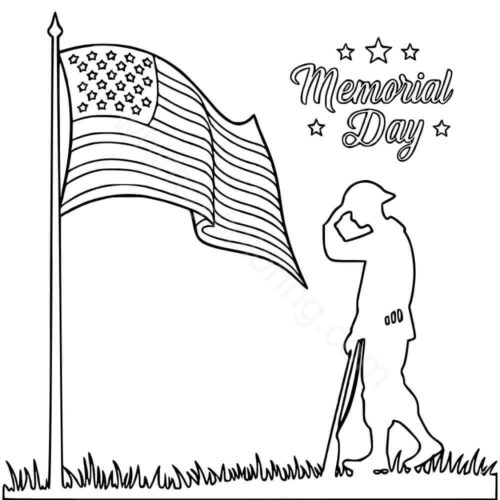 Memorial Day coloring page Memorial Day coloring page