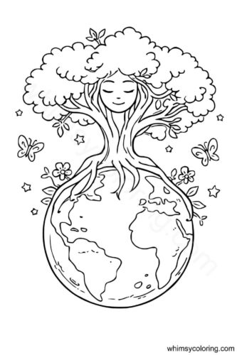 Mother Nature protecting the Earth Mother Nature protecting the Earth