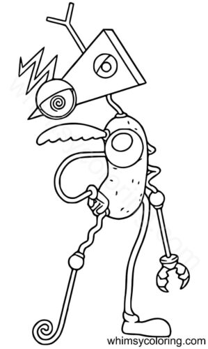 The Amazing Digital Circus coloring page Zooble The Amazing Digital Circus coloring page Zooble