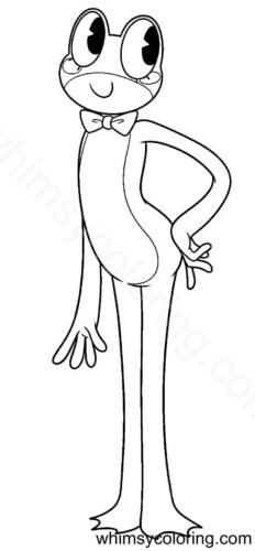The Amazing Digital Circus coloring page printable Ribbit The Amazing Digital Circus coloring page printable Ribbit
