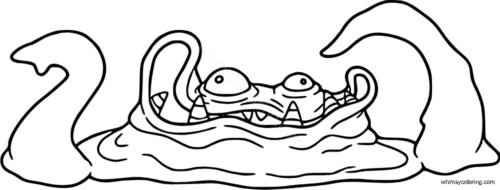 The Amazing Digital Circus coloring printable The Fudge The Amazing Digital Circus coloring printable The Fudge