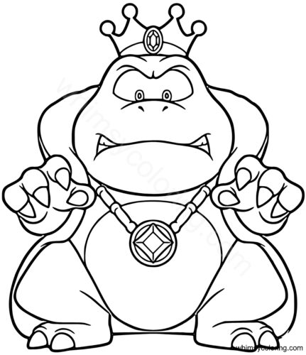 The Super Mario Galaxy Movie coloring pages Wart The Super Mario Galaxy Movie coloring pages Wart