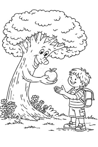 Tree giving its fruit Tree giving its fruit