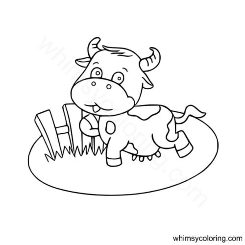 Cow at the farm